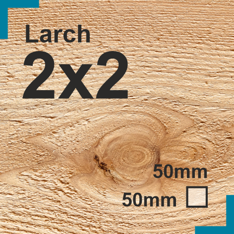 2x2 Larch Sawn Finish Construction Timber