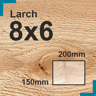 8x6 Larch Sawn Finish Beam
