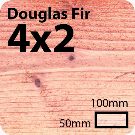 4x2 Douglas Fir Sawn Finish Construction Timber