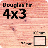 4x3 Douglas Fir Sawn Finish HD Construction Timber