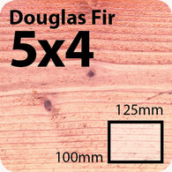 5x4 Douglas Fir Sawn Finish Beam