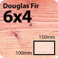 6x4 Douglas Fir Sawn Finish Beam