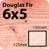 6x5 Douglas Fir Sawn Finish Beam