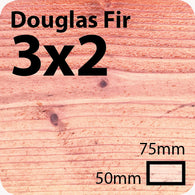 3x2 Douglas Fir Sawn Finish Construction Timber