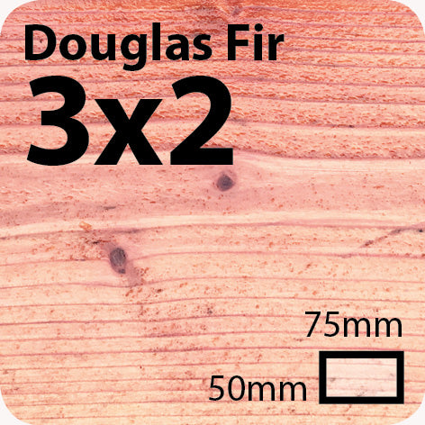 3x2 Douglas Fir Sawn Finish Construction Timber