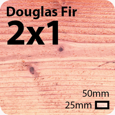 2x1 Douglas Fir Sawn Finish Timber Batten